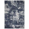 Esfera 7 x 9 ft. Soho Rectangle Area Rug - Navy ES2855802